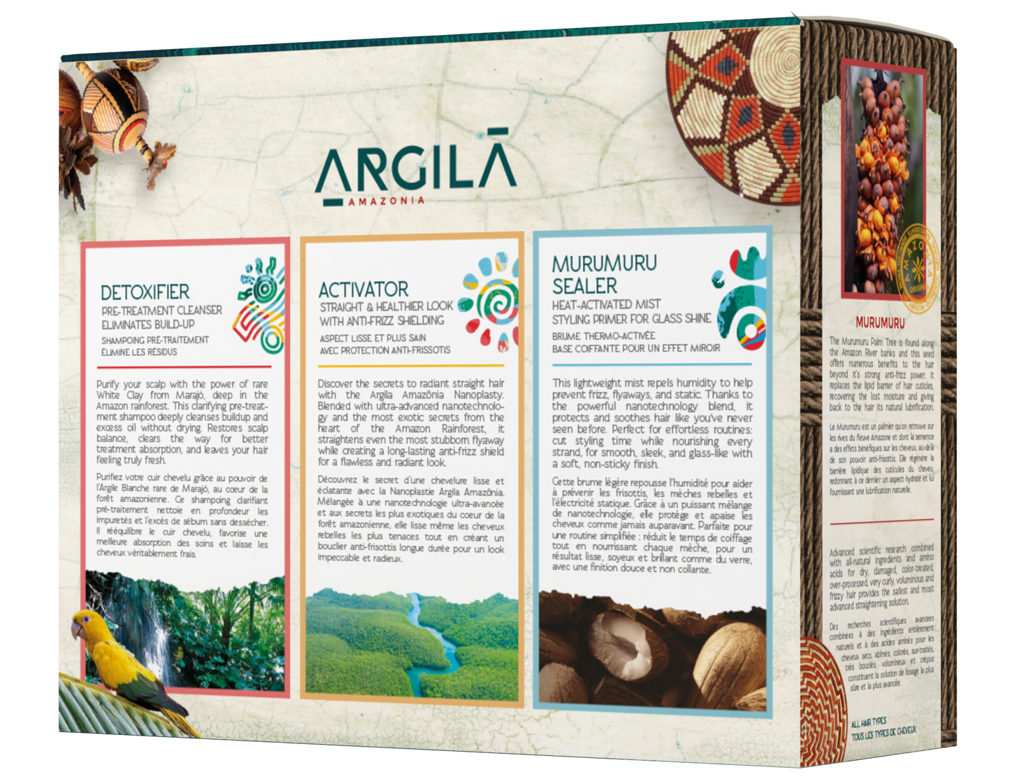 Argila Amazonia Kit Unidose 300ml