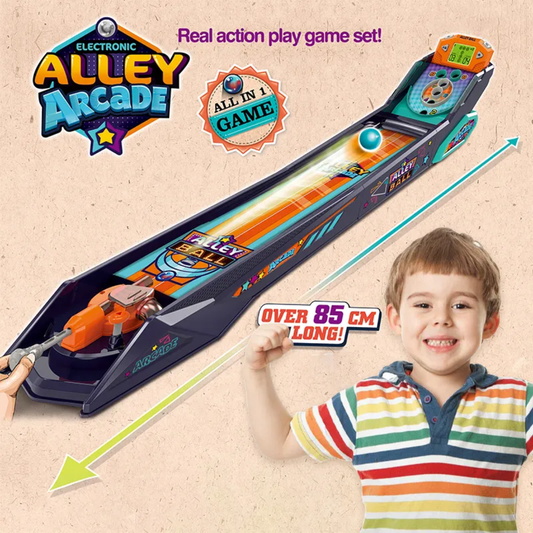 Electronic Arcade Alley Ball – 85cm Automatic Scoring Tabletop Game