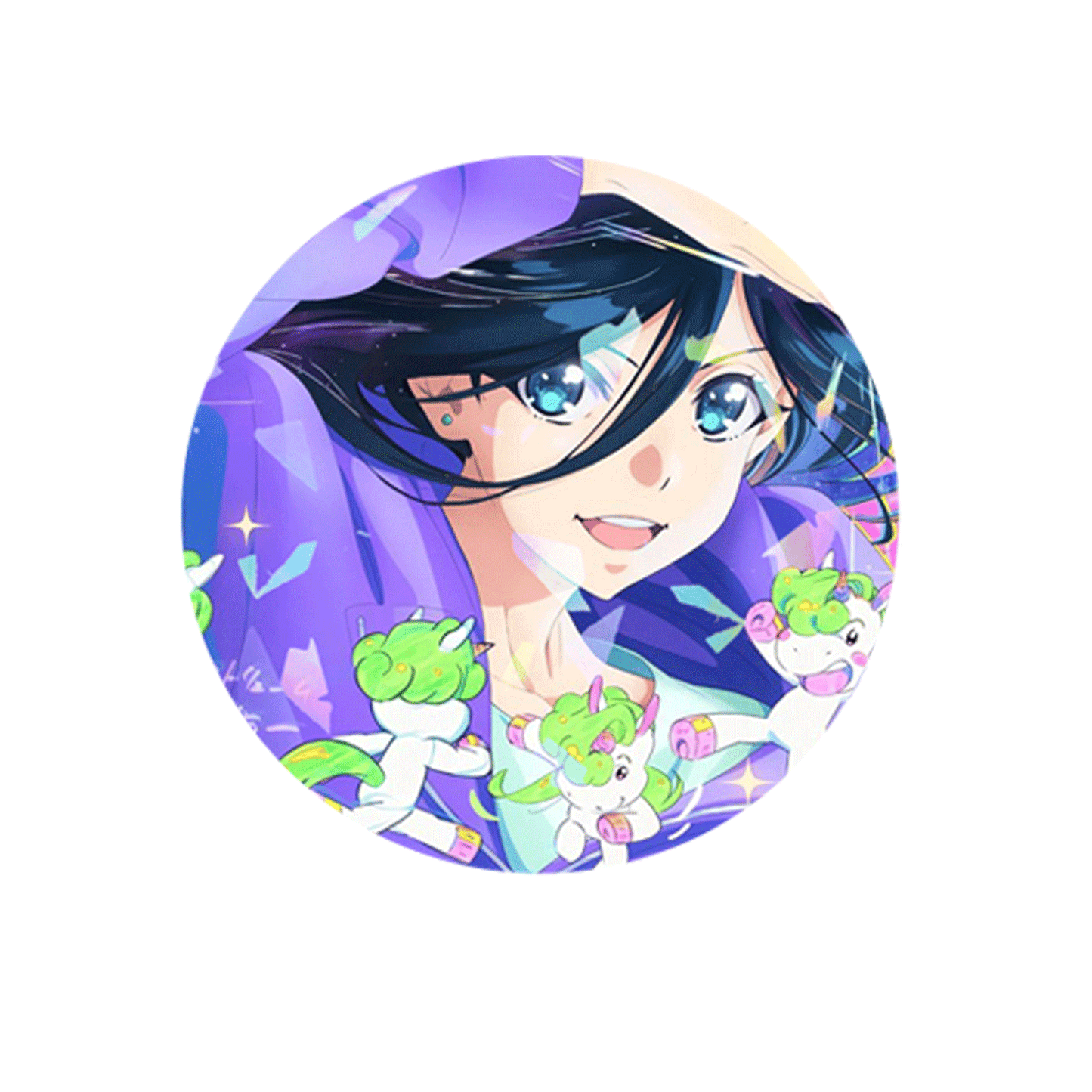 Circle Button Pin 58mm - Zenshu