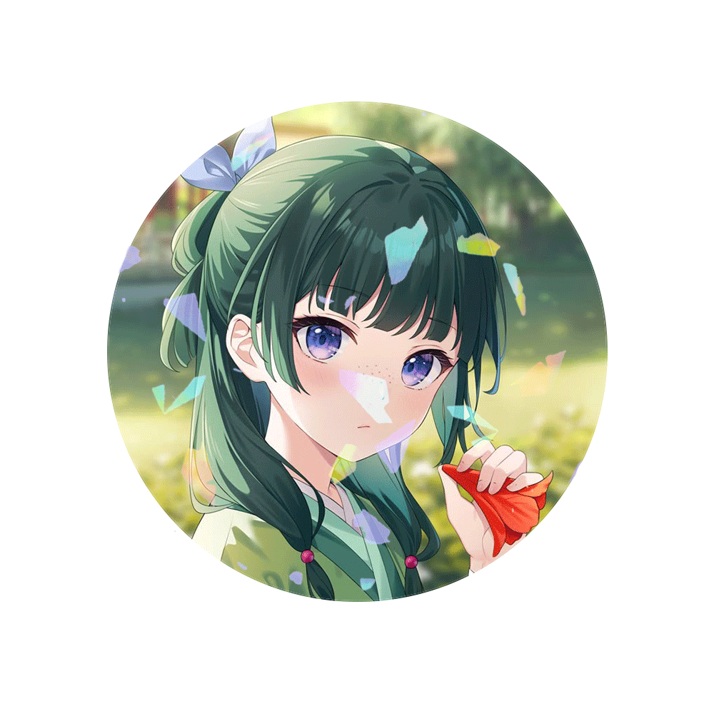 Circle Button Pin 58mm - Apothecary Diaries Kusuriya no Hitorigoto