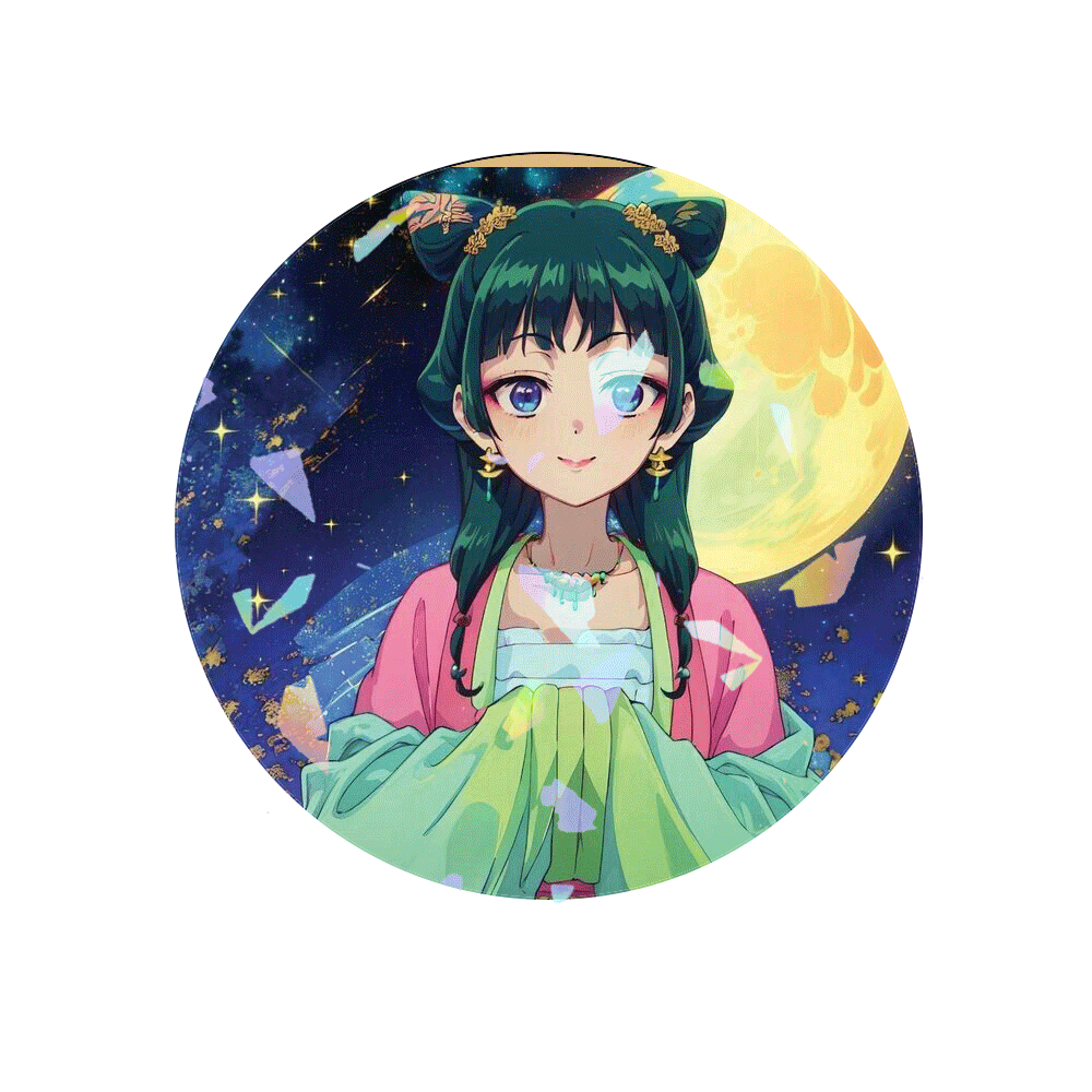 Circle Button Pin 58mm - Apothecary Diaries Kusuriya no Hitorigoto