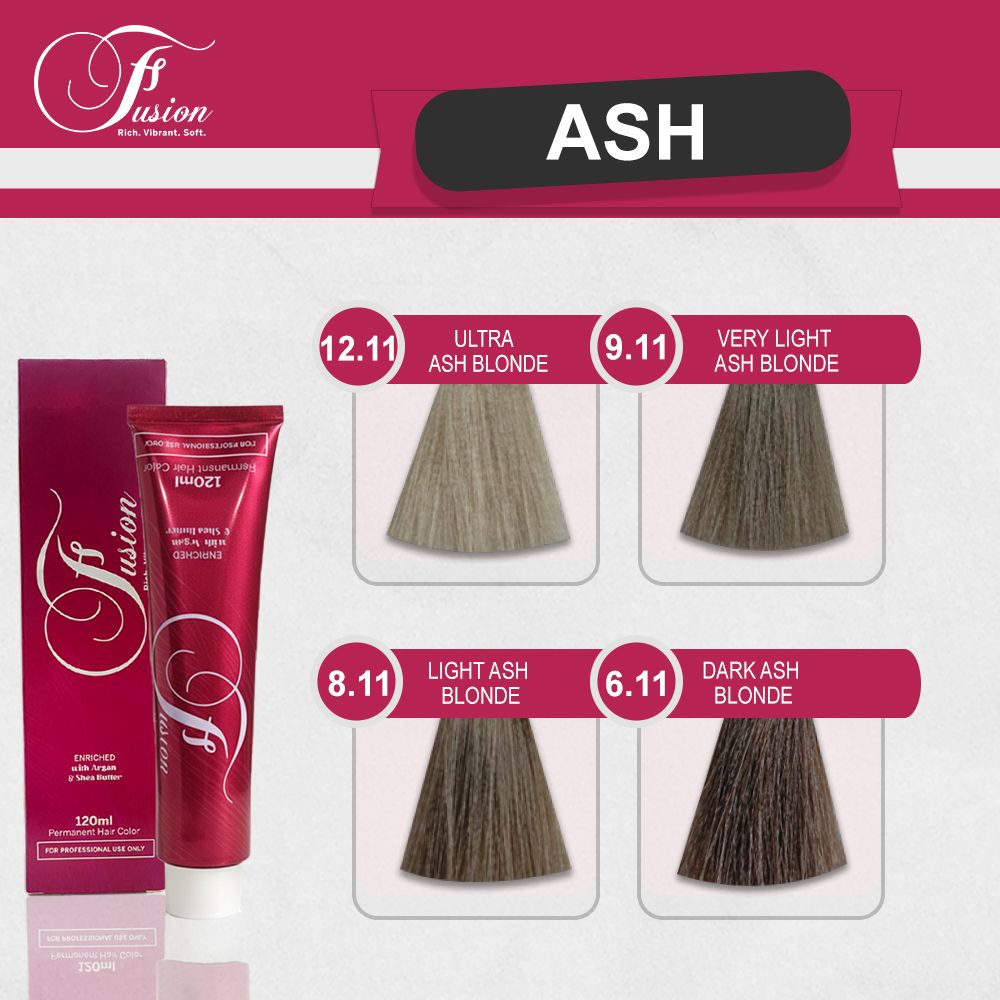 Fusion Hair Color Creme 120ml (Ash)