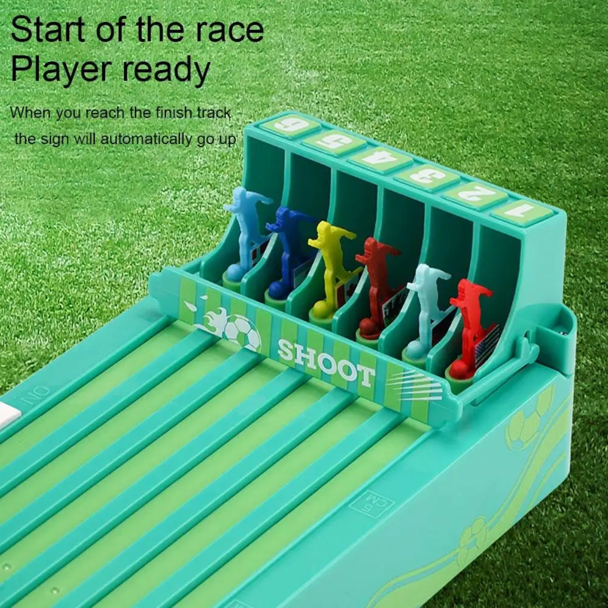 Mini Desktop Horse Racing Game Toy – Battery Operated 6-Horse Derby Racing Table for Kids, Family & Party Entertainment