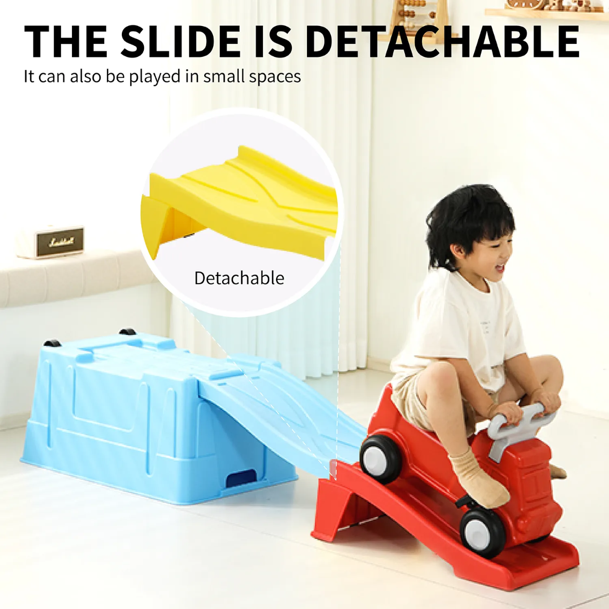 Kids Indoor Roller Coaster Ride-On Set – 235cm Adjustable Track Toy